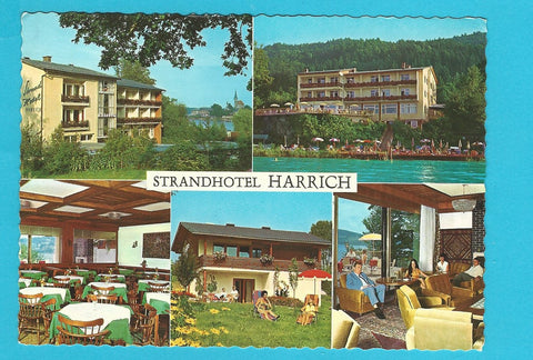 AK Maria Wörth. Strandhotel Harrich.