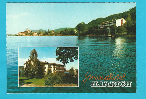 AK Maria Wörth. Strandhotel Harrich.