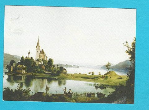 AK Maria Wörth (Markus Pernhart, Öl auf Leinwand)