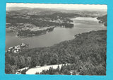 AK Blick vom Pyramidenkogel auf den Wörthersee und Klagenfurt.