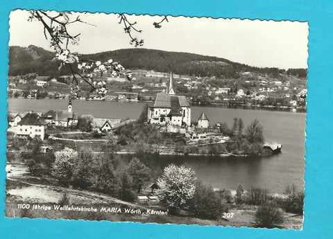 AK 1100 jährige Wallfahrtskirche Maria Wörth.