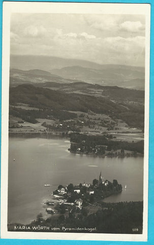 AK Maria Wörth vom Pyramidenkogel. (1929)