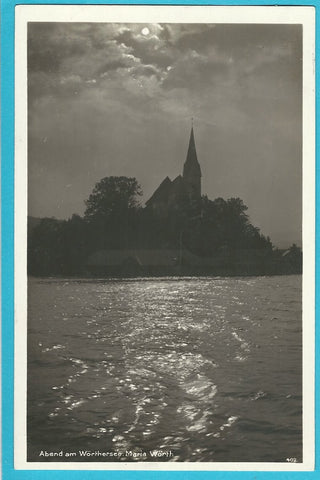AK Maria Wörth. Abend. (1928)