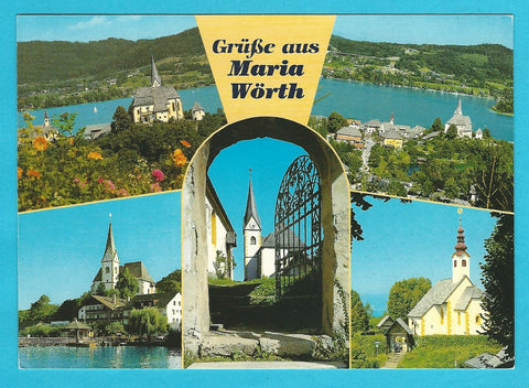 AK Grüße aus Maria Wörth.