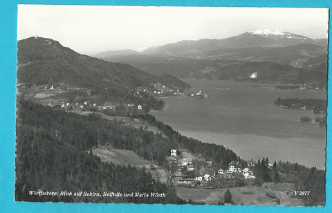 AK Wörthersee. Blick auf Sekirn, Reifnitz und Maria Wörth.