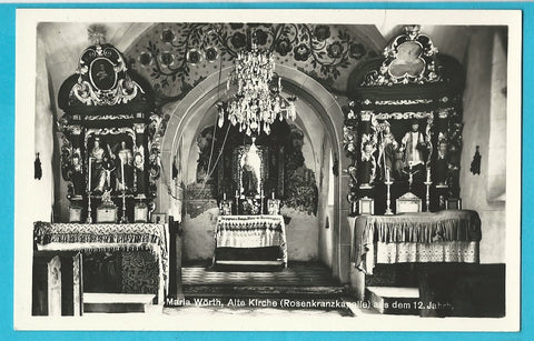 AK Maria Wörth. Alte Kirche (Rosenkranzkapelle).