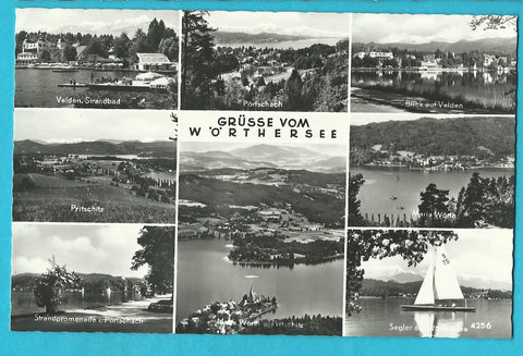 AK Grüsse vom Wörther See.