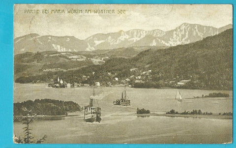 AK Partie bei Maria Wörth. (1923)