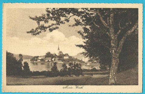 AK Maria Wörth. (1922/23)