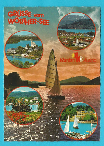 AK Grüsse vom Wörther-See.