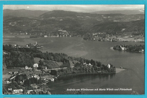 AK Reifnitz am Wörthersee mit Maria Wörth und Pörtschach.