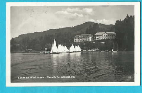 AK Sekirn am Wörthersee. Strandhotel Wienerheim. (1939)