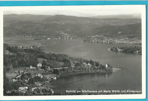 AK Reifnitz am Wörthersee mit Maria Wörth und Pörtschach.