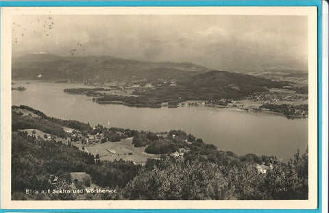 AK Blick auf Sekirn und Wörthersee. (1934)