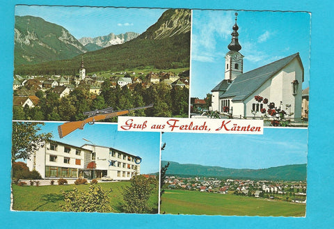 AK Gruß aus Ferlach.