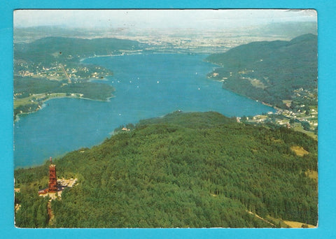 AK Pyramidenkogel mit Blick auf den Wörthersee.