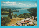 AK Pyramidenkogel mit Blick auf den Wörthersee.