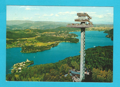 AK Pyramidenkogel. Aussichtsturm. Wörther See.
