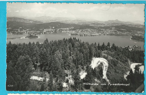 AK Wörthersee vom Pyramidenkogel.