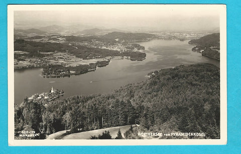 AK Wörthersee vom Pyramidenkogel.