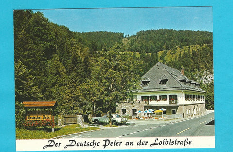 AK Der Deutsche Peter an der Loiblstraße. Peter Tschauko. Unterbergen.