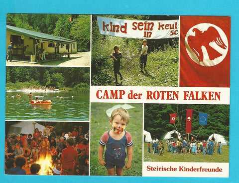AK Keutschach. Falkencamp der Kinderfreunde. Dobein.