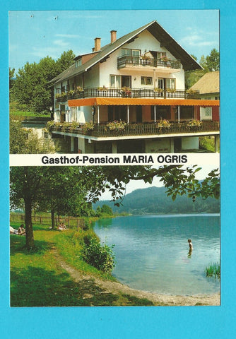 AK Keutschach am See. Gasthof Pension Maria. Inhaber: Maria Ogris. Höflein 14.