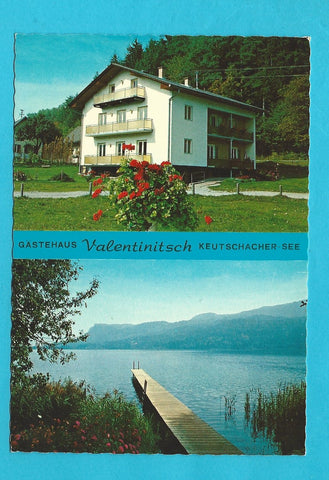 AK Keutschach/See. Gästehaus Valentinitsch. Plescherken 44.