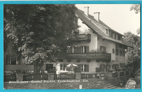 AK Keutschachersee. Strandpension Gasthof Brückler.