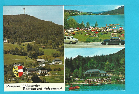 AK Keutschach - See. Restaurant Pension Höhenwirt. Fam. Miklautz.