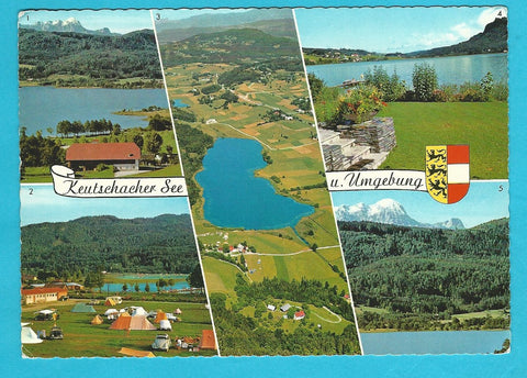 AK Keutschacher See und Umgebung.