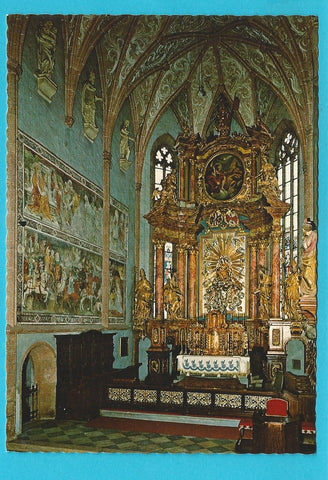 AK Dom und Wallfahrtskirche Maria Saal. Hochaltar mit Fresken.