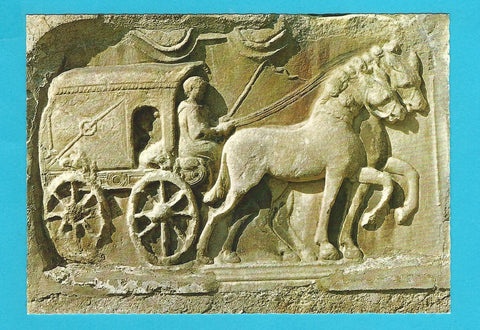 AK Maria Saal. Dom. Römische Postkutsche.