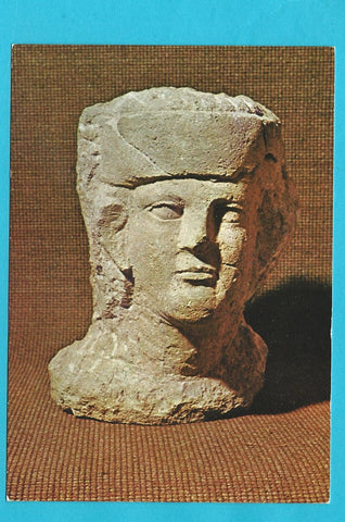 AK Ausgrabungen des Landes Kärnten auf dem Magdalensberg. Unvollendetes Grabporträt eines norischen Mädchens.