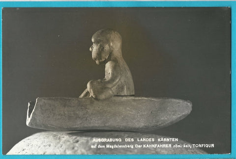 AK Ausgrabung des Landes Kärnten auf dem Magdalensberg.  Tonfigur.