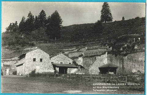 AK Ausgrabung des Landes Kärnten auf dem Magdalensberg.  Teilansicht.
