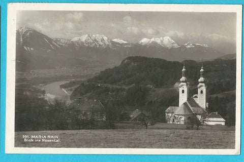 AK Maria Rain. Blick ins Rosental. (1928)