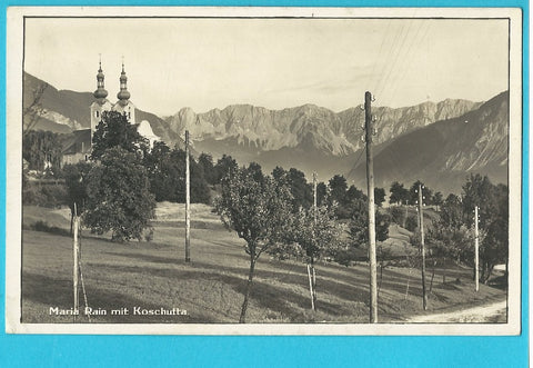 AK Maria Rain mit Koschutta.