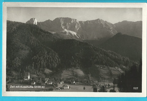 AK Zell mit Koschutta. (1940)