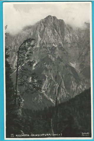 AK Koschutta - Hainschturm. (1931)