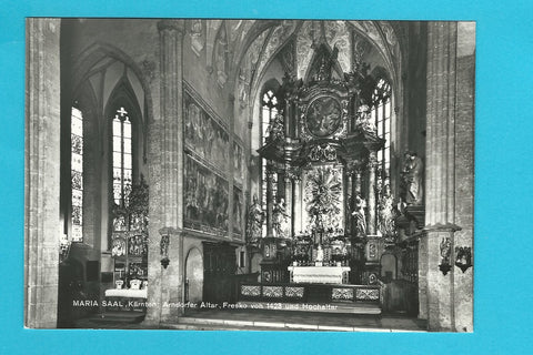 AK Maria Saal. Arndorfer Altar. Wallfahrtskirche.