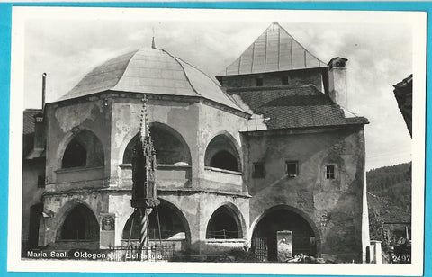 AK Maria Saal. Oktogon und Lichtsäule.