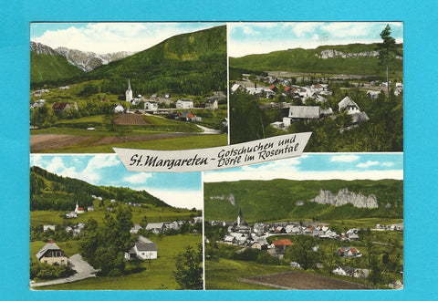 AK St. Margareten - Gotschuchen und Dörfl im Rosental.