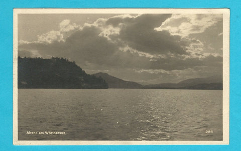 AK Abend am Wörthersee. (1924)