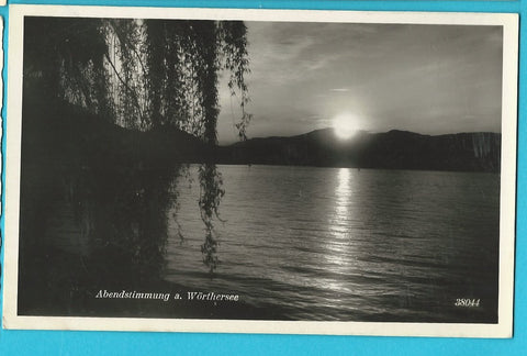 AK Abendstimmung am Wörthersee.