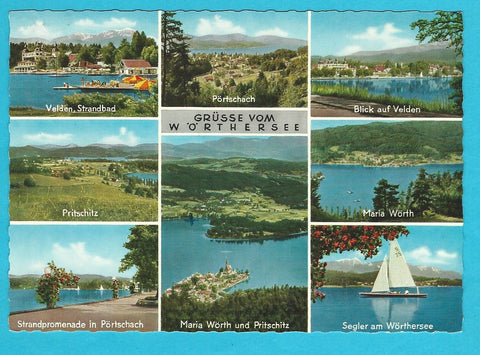 AK Grüsse vom Wörthersee.