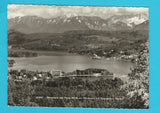 AK Pörtschach und Maria Wörth am Wörthersee mit Karawanken.