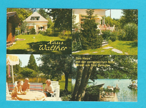 AK Krumpendorf, Koschatweg 47. Haus Walther Frühstückspension.