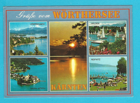 AK Grüße vom Wörthersee. Pörtschach. Velden. Reifnitz. Maria Wörth.