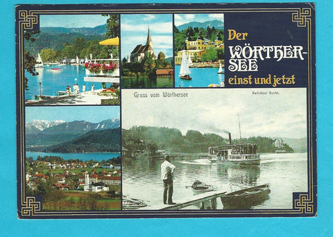AK Der Wörthersee einst und jetzt.